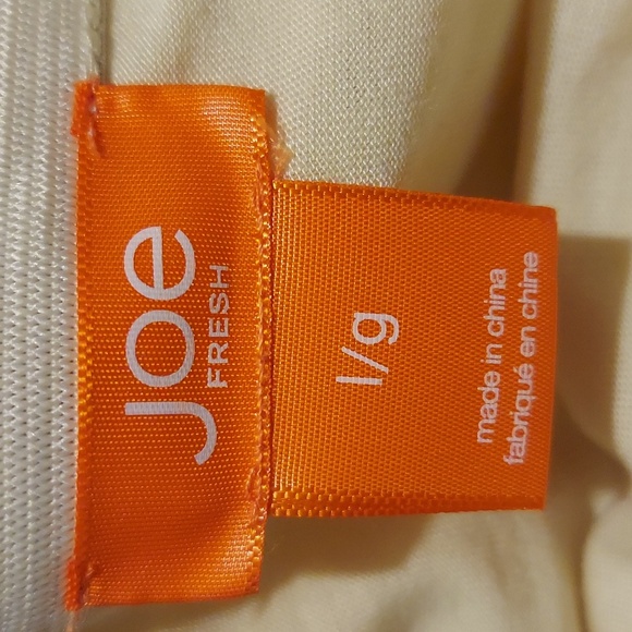 Joe Fresh Cream Colored Sequin Paillets Covered Mini Skirt Size Large - Picture 10 of 16